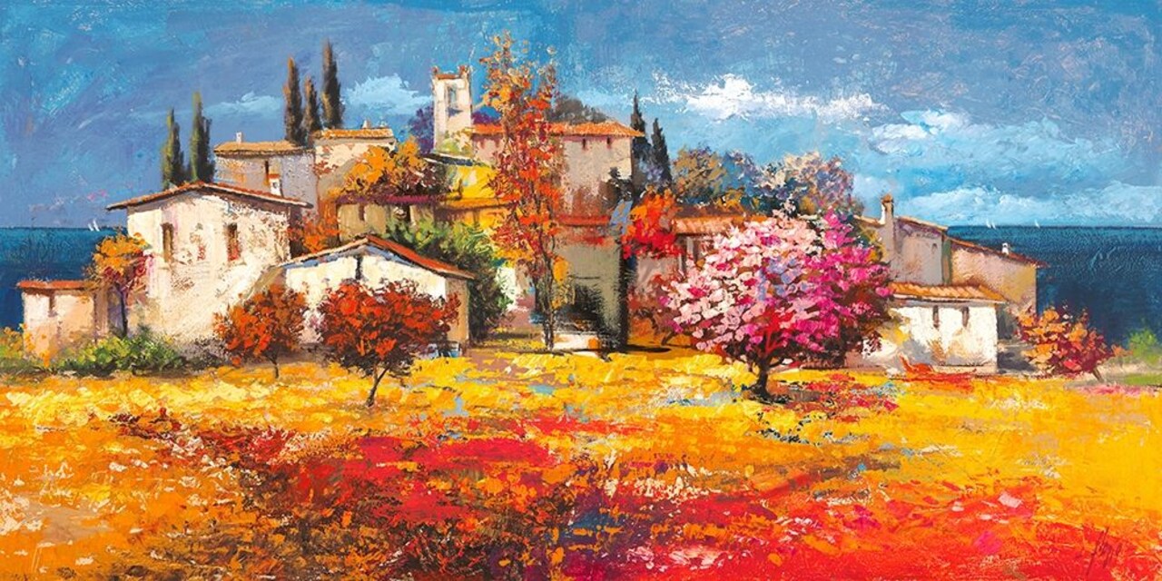 Borgo sul mare Poster Print by Florio Luigi - Item # VARPDX2LR4408